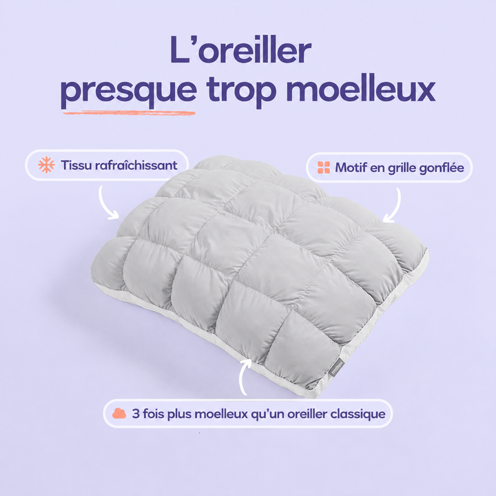 Voir l’oreiller Nuage Gris