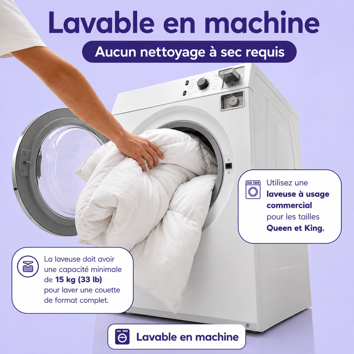 Yumora — Couette moelleuse à double garnissage, photo 3